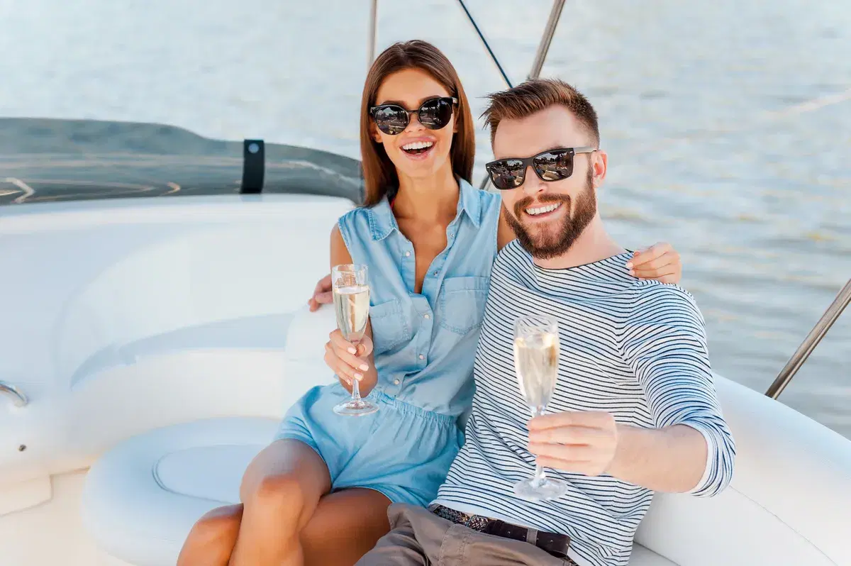Enjoying a Sunny Day at Sea 