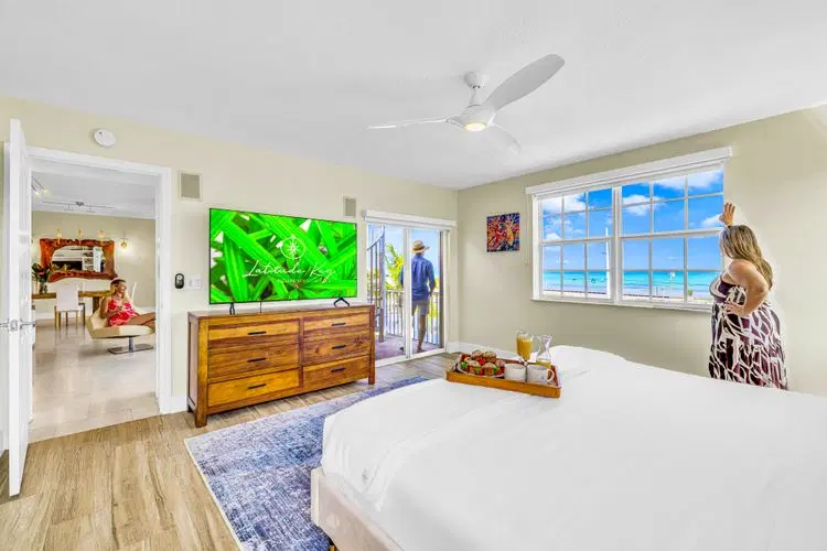 Ocean View Penthouse | Retreat amenities: tennis court, heated Pool | Vista Key Two image 3