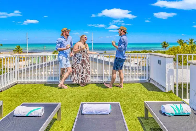 Ocean View Penthouse | Retreat amenities: tennis court, heated Pool | Vista Key Two image 5
